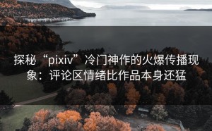 探秘“pixiv”冷门神作的火爆传播现象：评论区情绪比作品本身还猛