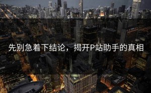 先别急着下结论，揭开P站助手的真相